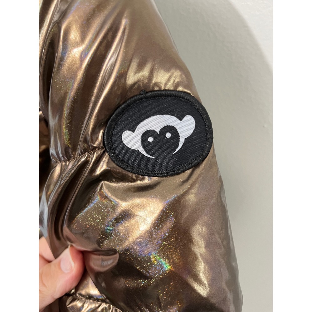 Appaman Flurry Coat Kids Size 8 Copper Metallic Puffer Jacket A5FC-CPR - Picture 2 of 8